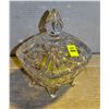 Image 1 : PINWHEEL CRYSTAL LIDDED CANDY DISH