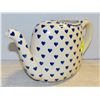Image 1 : BOLESLAWIEC POLISH POTTERY WATERING CAN BLUE