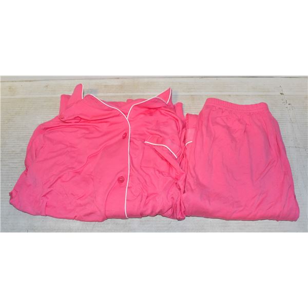 NEW REPACKED PINK TOP AND BOTTOM PAJAMA SET