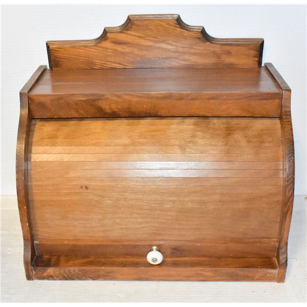 VINTAGE ROLL TOP BREAD HOLDER/KEEPER
