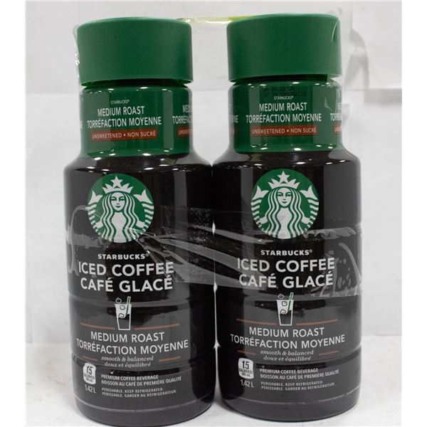 2 PACK STARBUCKS ICED COFFEE MEDIUM ROAST