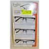 Image 1 : FOSTER GRANT READING GLASSES 3 PACK +1.25