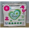 Image 1 : NEW ATTITUDE ECO DIAPERS SIZE 6 35-66LBS, 20 PACK
