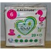 Image 1 : NEW ATTITUDE ECO DIAPERS SIZE 6 35-66LBS, 20 PACK