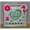 Image 1 : NEW ATTITUDE ECO DIAPERS SIZE 6 35-66LBS, 20 PACK
