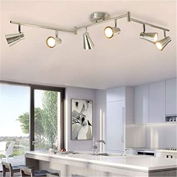 NEW DLLT MODERN 6 LIGHT FLEXIBLE TRACK LIGHTING