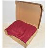Image 1 : NEW REPACKED AMAZON BASICS BURGUNDY 4 PIECE FULL