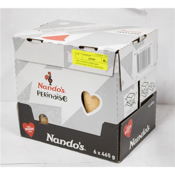 6 PK NANDO'S PERINAISE MAYONAISE STYLE DRESSING