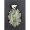 Image 1 : #26-NATURAL PREHNITE PENDANT