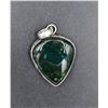 Image 1 : #16-NARURAL INDIA BLOOD STONE PENDANT