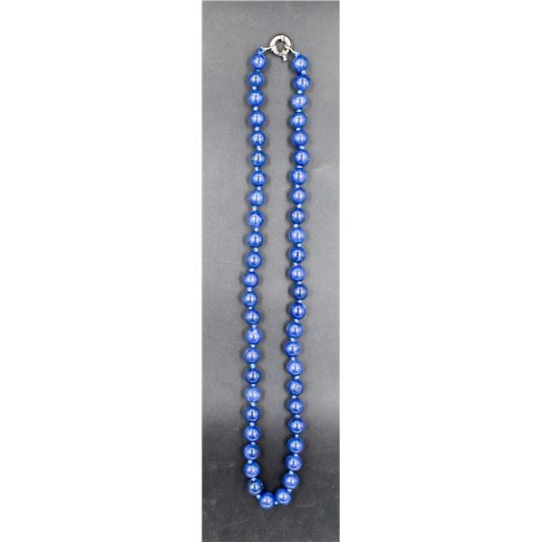 #115- NATURAL BLUE LAPIS LAZULI NECKLACE