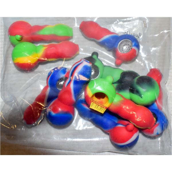BAG OF 9 NEW SILICONE
