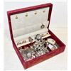 Image 1 : JEWELRY BOX W/ CONTENTS