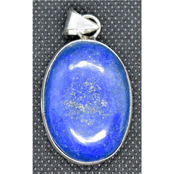 #21-NATURAL LAPIZ LAZULI PENDANT