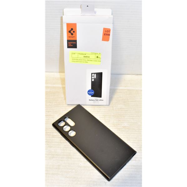 NEW BLACK CELL PHONE CASE FOR GALAXY S22 ULTRA