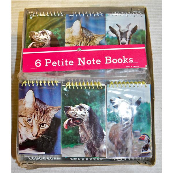 SEALED (6) PACKS PETITE NOTE BOOKS