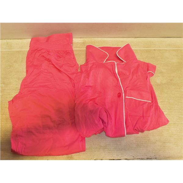 NEW REPACKED TOP AND BOTTOM PINK PAJAMA SET