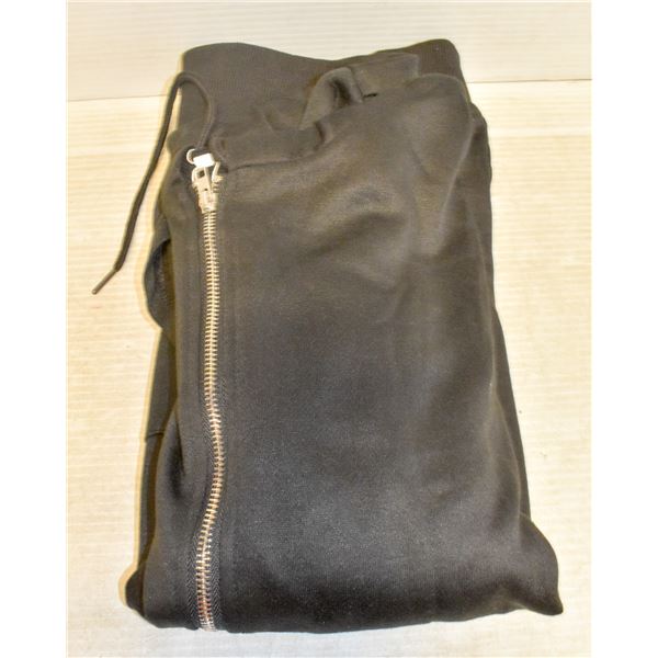 NEW LARGE SIZE BLACK FULL ZIP HOODIE, AMZ SES