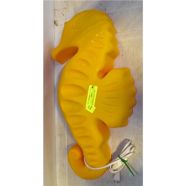 24" SEAHORSE WALL LAMP