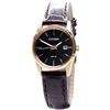Image 1 : CITIZEN GOLD-TONE ST. STEEL CASE, BROWN LEATHER. MSRP: 185CAD