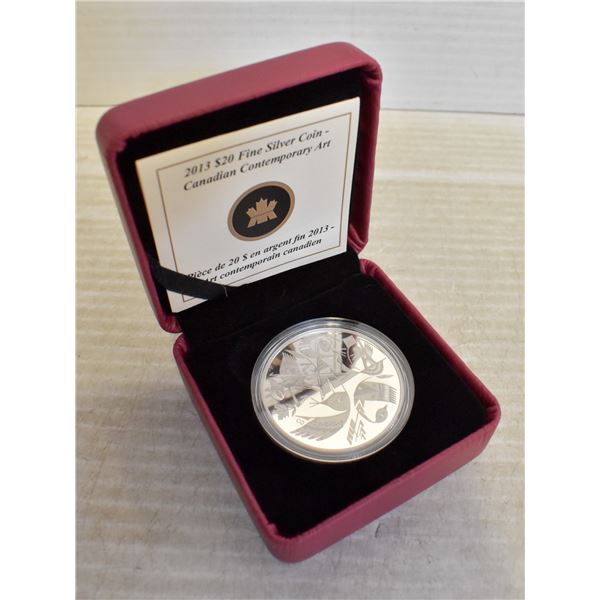 RCM $20 .999 FINE SILVER COIN CARLITO DALCEGGIO
