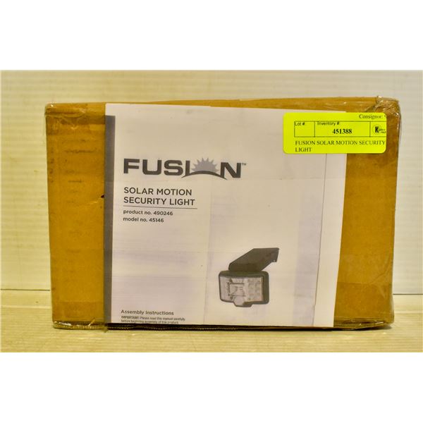 FUSION SOLAR MOTION SECURITY LIGHT