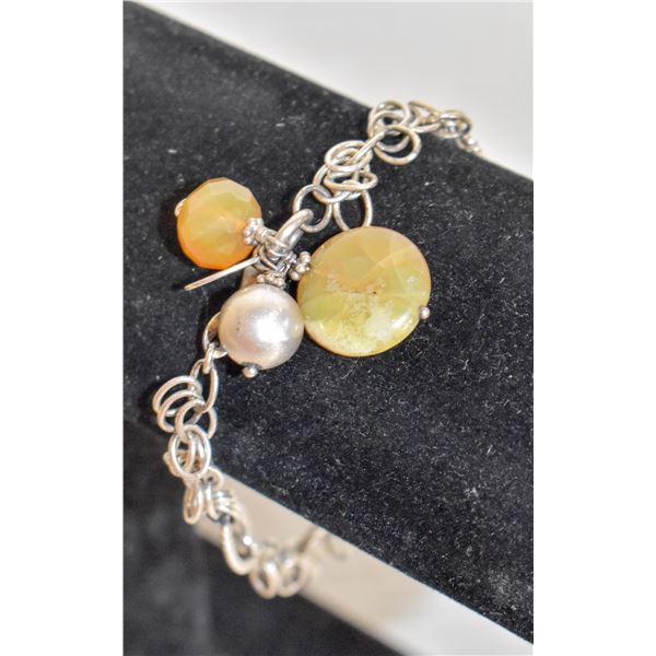 .925 BRACELET WITH STONES