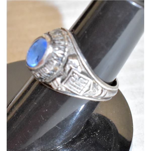 GRAD RING SILVER MCNALLY 1928