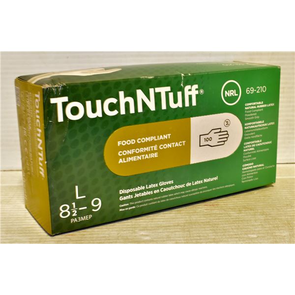 BOX TOUCH N TUFF GLOVES SIZE L