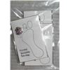 Image 1 : CRYSTAL INVISIBLE TOE RINGS- NEW SET OF 4 ASST.