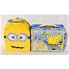Image 1 : SPONGEBOB AND MINIONS COLLECTIBLE LUNCH BOXES
