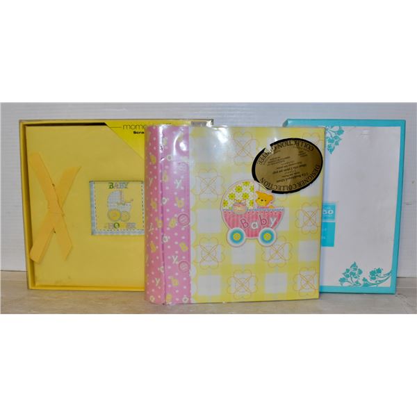 BRAND NEW BABY SHOWER SCRAPBOOK WITH PHOTO ALBUM