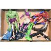 Image 1 : FLAT OF SUPER HERO ACTION FIGURES