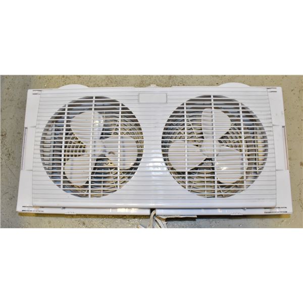 DOUBLE FAN WINDOW FAN