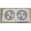 Image 1 : DOUBLE FAN WINDOW FAN