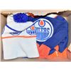 Image 1 : EDMONTON OILERS BABY SHIRTS & ADULT TOQUE