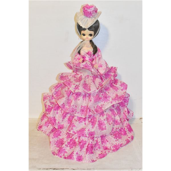 SPANISH DOLL 23" TALL 1960S