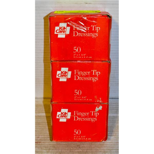3 PACK FINGERTIP BANDAIDS