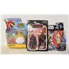 Image 1 : LOT OF 3 COLLECTIBLE FIGURINES; STAR WARS & MARIO