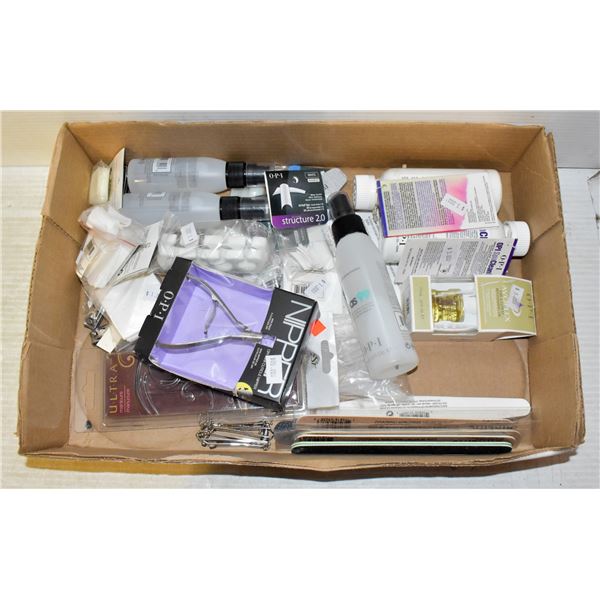 FLAT OF VARIOUS NEW NAIL CARE ITEMS