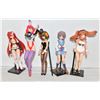 Image 1 : LOT OF 5 COLLECTIBLE ANIME FIGURES
