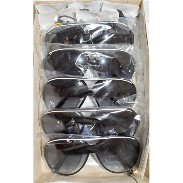 CASE OF 5 NEW LOOK SOUND IC RADIO SUNGLASSES