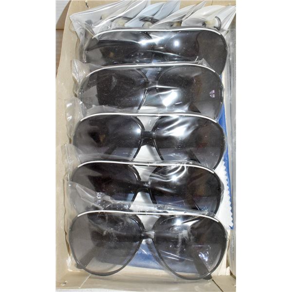 CASE OF 5 NEW LOOK SOUND IC RADIO SUNGLASSES