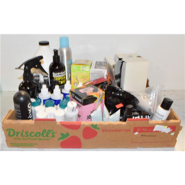 LARGE LOT OF VARIOUS HAIR PRODUCTS: INCLUDES COLOR