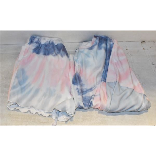 WOMENS MEDIUM TYE-DYE PAJAMAS