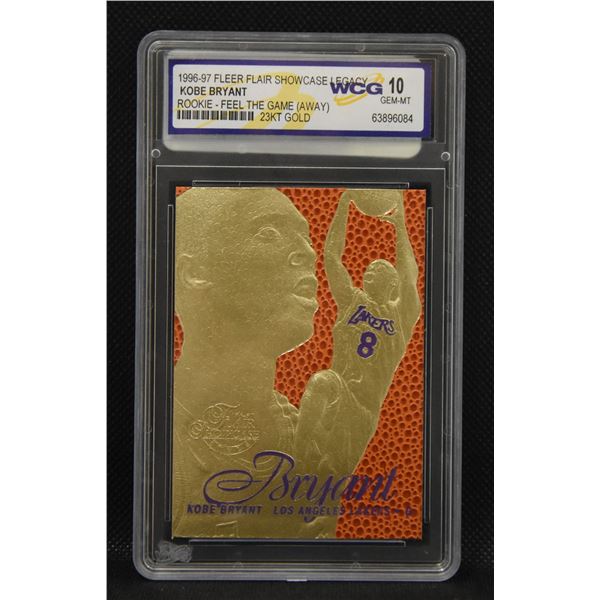 23KT WCG GRADED 10 KOBE BRYANT ROOKIE