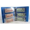 Image 3 : BINDER COLLECTION OLD $1 & $2 BILLS