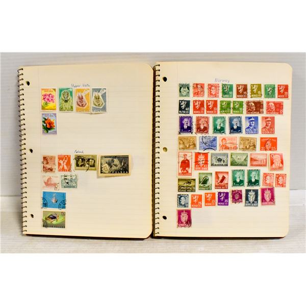 COLLECTION OF CANADIAN WORLD STAMPS, POSTAGE AND