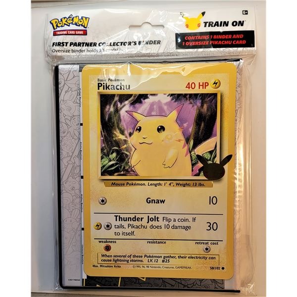 3)  NEW, FACTORY SEALED POKEMON FIRST PARTNER
