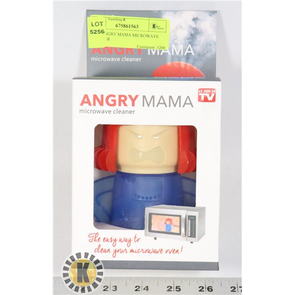 NEW ANGRY MAMA MICROWAVE CLEANER
